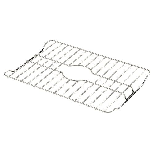 SunnyPoint 304 Stainless Steel Sink Protector Rack – Rust-Resistant Grid for Kitchen Sink Bottom, Scratch Prevention, Drainage Support – Fits Sinks 17.5" x 12.4", Center Drain Hole Required - Image 1