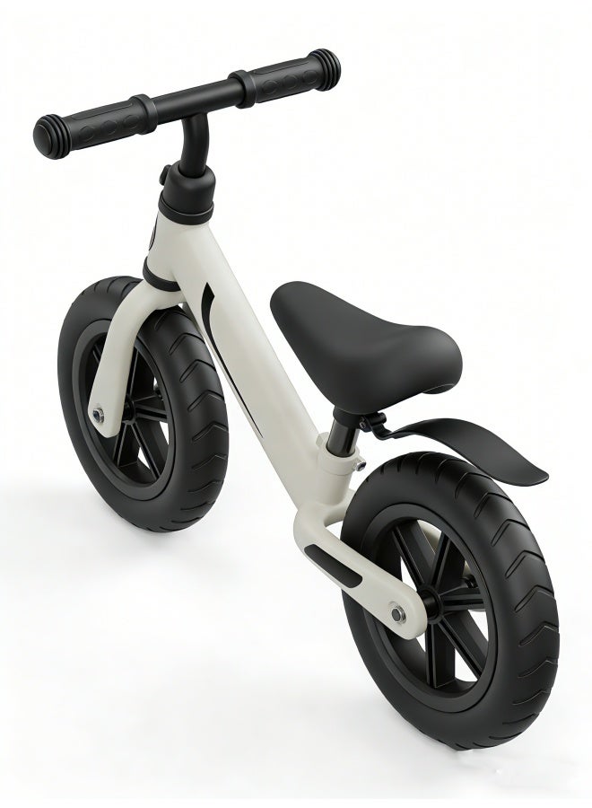 Sandinrayli Toddler Balance Bike 2 Year Old, Kids Balance Bike for 2-5 Years Old, Dual Bearing for Smoother Riding, Adjustable Seat and Handlebar, Toddler Bike Gifts Age 2-3, White - Image 2