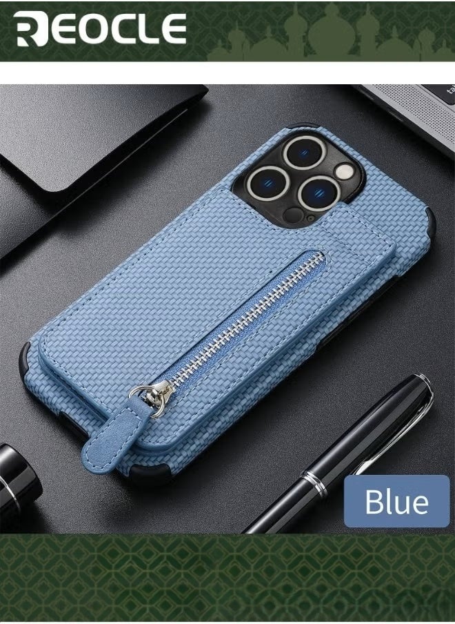 ريوكل جراب هاتف لهاتف iPhone 14 Pro Max مع غطاء محفظة مع واقي شاشة وسحاب وحامل لبطاقة الائتمان وحامل مقاوم للصدمات لهاتف iPhone 14 Pro Max - Image 1