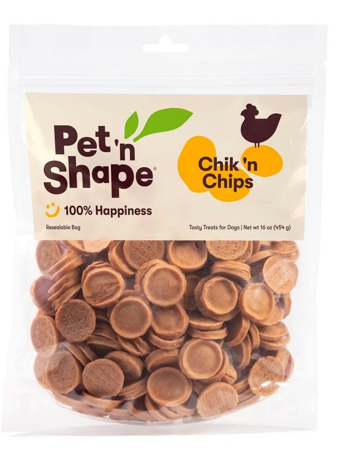 Pet 'n Shape Chik 'N Chips Jerky Dog Treats  1 Pound - Image 1