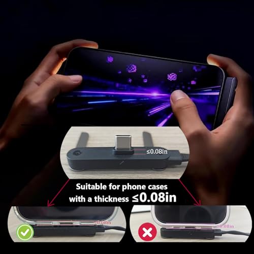 Yaslayp Invisible Holder Charger Cable with Stand,Type-C to Type-C,240W PD Fast Charging Cable with 360° Adjustable Metal Stand,2 in 1 Invisible Holder Charger Cable with Stand for Desk, Gaming(1PC) - Image 3