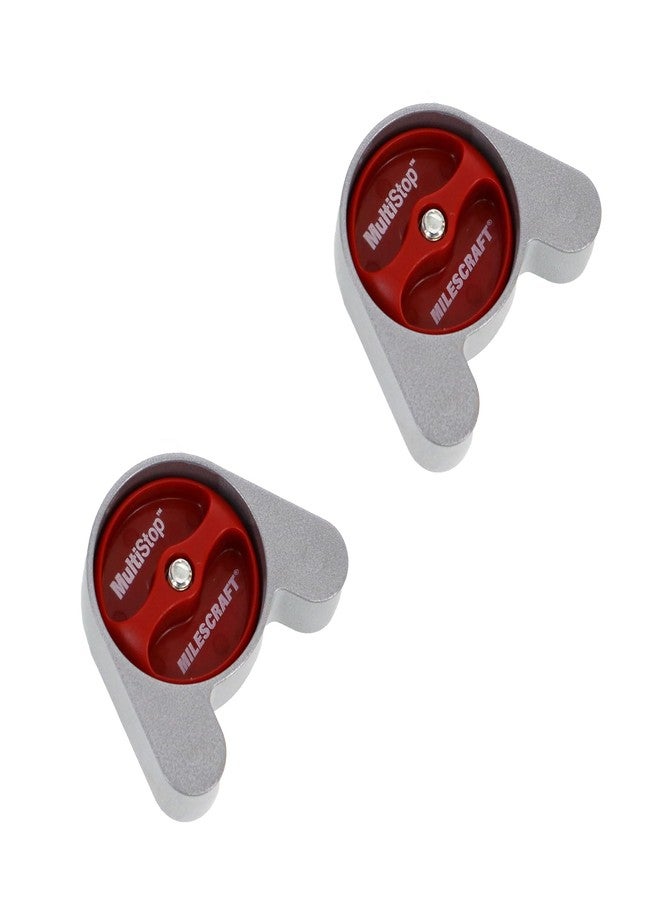 مايلكرافت Milescraft 4034 Multi Stops Round T-Track Stop مناسب لأي شكل. تصميم منخفض بارتفاع 3/4 بوصة للصنفرة والتخطيط والمزيد للألواح التي يبلغ سمكها 3/4 بوصة أو أكثر. - Image 1