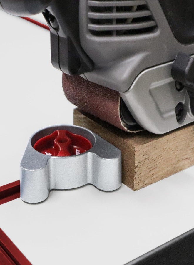 مايلكرافت Milescraft 4034 Multi Stops Round T-Track Stop مناسب لأي شكل. تصميم منخفض بارتفاع 3/4 بوصة للصنفرة والتخطيط والمزيد للألواح التي يبلغ سمكها 3/4 بوصة أو أكثر. - Image 5