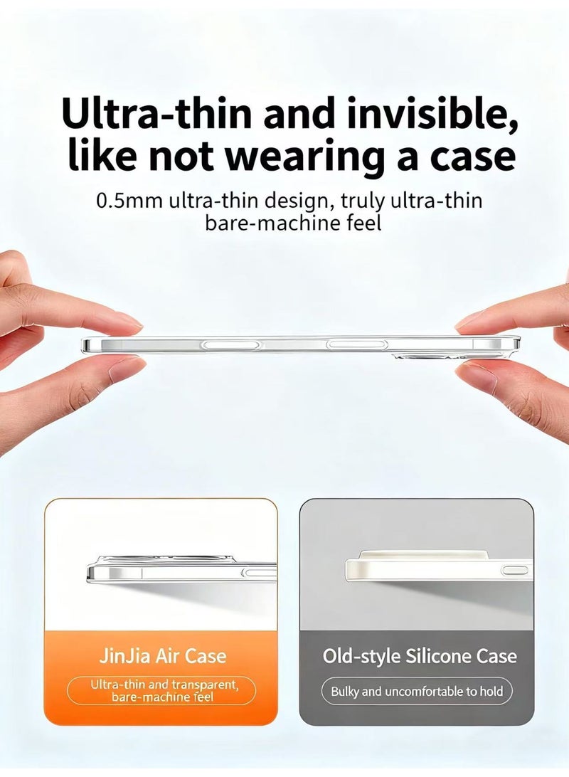 حقيبة iPhone 17 سلسلة مقاومة للصدع شفافة كاملة النطاق ناعمة - Image 4