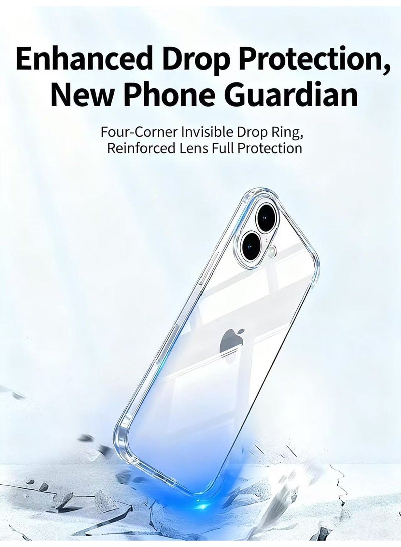 حقيبة iPhone 17 سلسلة مقاومة للصدع شفافة كاملة النطاق ناعمة - Image 3