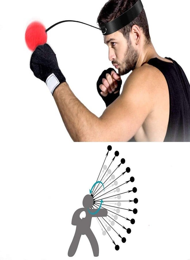 Swabs® Boxing Ball Boxing Reflex Ball Training Hand Eye Coordination with Headband, Portable Boxing Punch Ball to Improve Reaction and Speed for Training and Fitness (Pack of 1) - Image 3