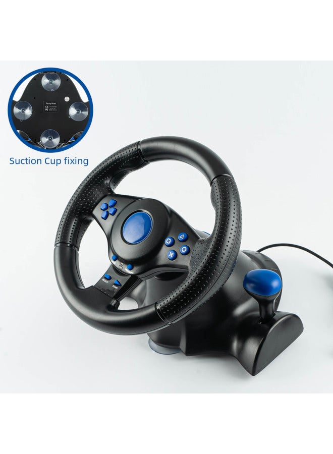Racing Game Steering Wheel Handle For Switch/xbox/ps4/ps2/ps3/pc Digital Computer Game Controller-Product Color:7-in-one Game Steering Wheel - Image 3