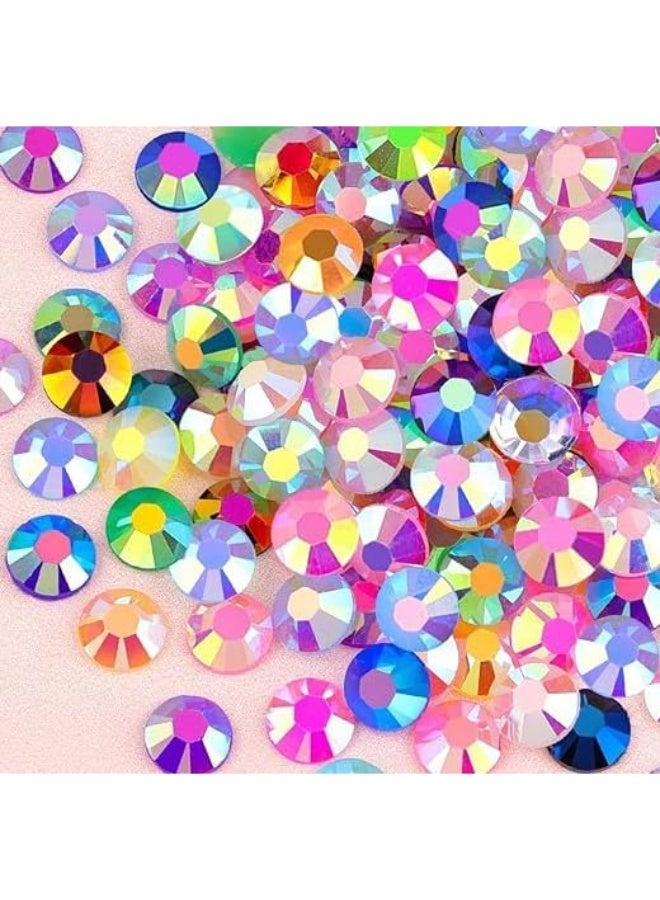 ATRJSZ 40 Colors 32000Pcs Resin Jelly Rhinestones for Bedazzling, Multicolor 3mm Flatback Gems for Diamond Art, Bedazzler Kit with 3Pcs 10ml B7000 Jewelry Glue for Nail Art Crafting Book Makeup - Image 3