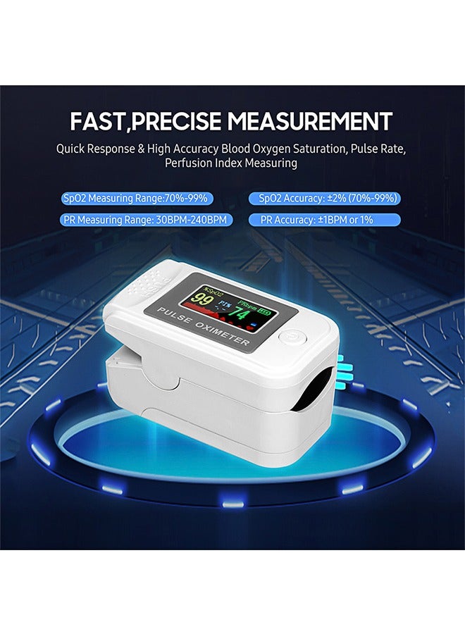 HAVEN Pulse Fingertip Oximeter,Finger Pulse Oximeter,Digital Fingertip Pulse Oximeter, Finger Pulse Oximeter and OLED Display, Pulse Oximeter Fingertip, Accurate Fast Reading Oxygen Meter for Adult Child - Image 3