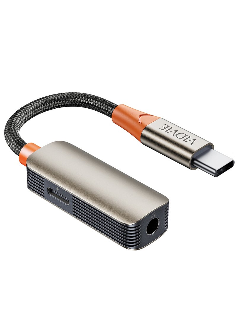 Vidvie 2-in-1 Type-C to 3.5mm+Type-C Audio Adapter - Image 1
