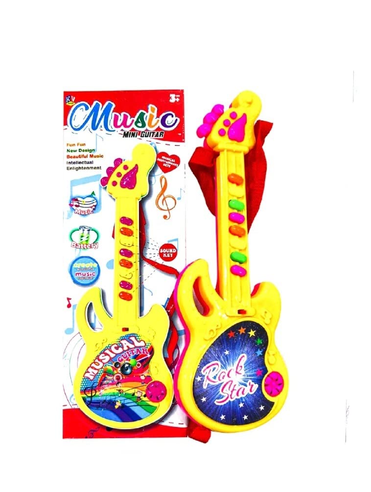 SMART PICKS Battery Operated Mini Guitar Colourful with Delightful Music,Sound Key for Kids - Image 4