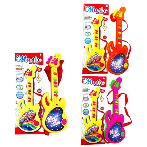 SMART PICKS Battery Operated Mini Guitar Colourful with Delightful Music,Sound Key for Kids - Image 3