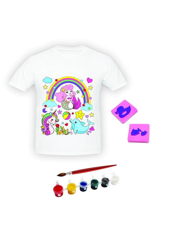 RATNA'S Paint Your T-Shirt A Perfect Art and Craft kit for Kids (Mermaid) - Image 2