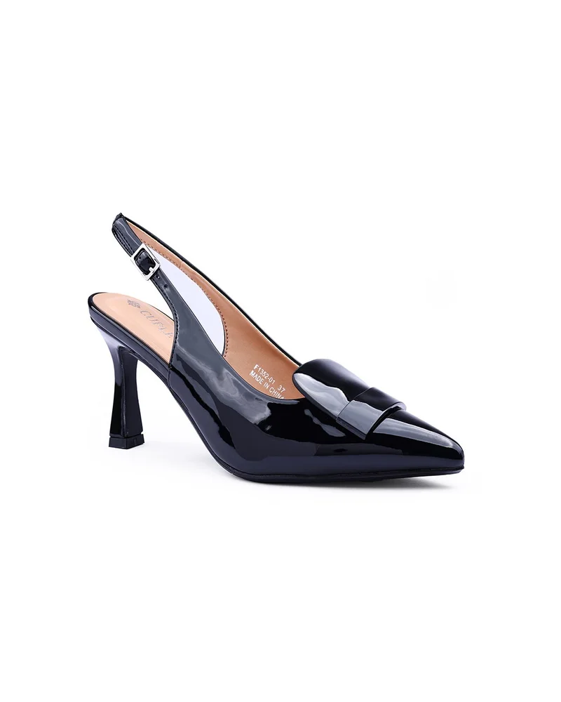 Cuple Womens slingback heeled shoes