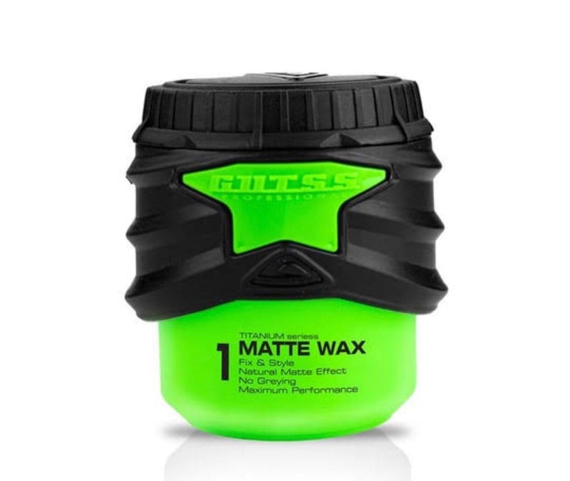 Generic Gutss professional 1 Titanium Matte Hair Wax Fixation System Pilable Styling Maximum Performans 150 ml Green 