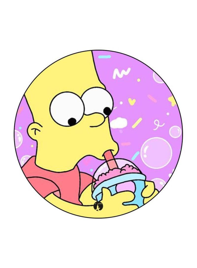 RKN The Simpsons Printed Mouse Pad  k/Yellow/Blue