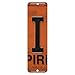 Generic Generic Antique Retro License Plate Indiviidual Alphabet Monogram Wall Letters Use with Wall Mounted Mailboxes,  - Image 2