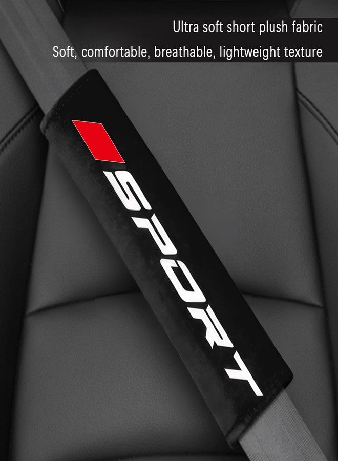 Mandark Car Seat Belt Pad, Vehicle Seatbelt Shoulder Strap Cover for More Comfortable Driving, Auto Interior Safety Belt Protection Cushion Accessories, Universal for SUV, Truck, RV (Black) - Image 3
