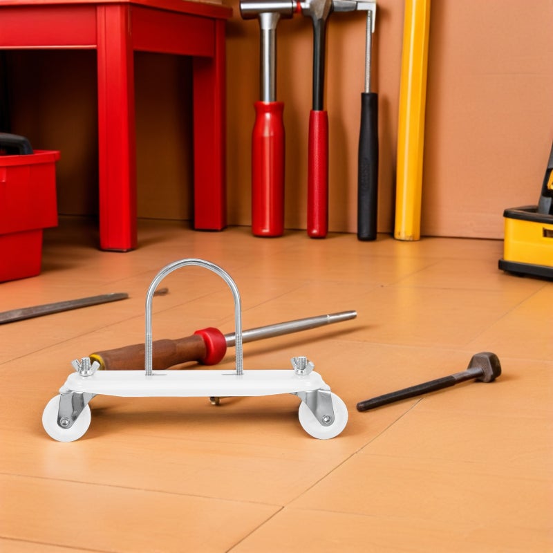 🏠 دعامات عمود لمشعاع مع عجلات دوارة 360 درجة لقاعدة سخان المنزل - Image 4