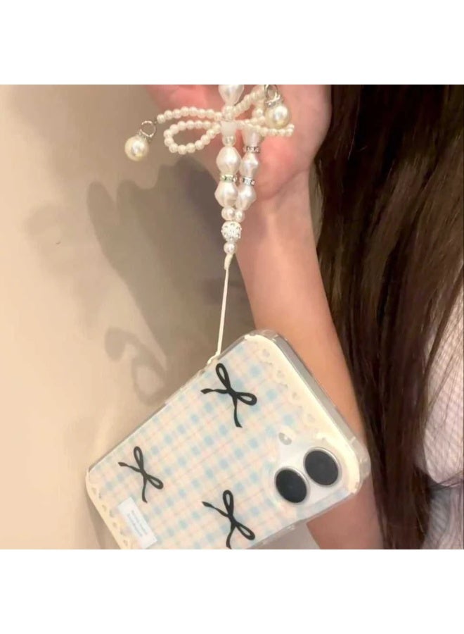 NIBEMINENT Plaid Bow Protective TPU Case Cover For IPhone 16 Pro - Image 3