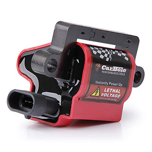 CarBole 8Pcs Ignition Coil Pack + 8Pcs 8mm Spark Plug Wire Fit For Cadillac Escalade, Chevy Silverado Avalanche Express 3500 Suburban Tahoe, GMC Sierra 4.8L 5.3L 6.0L 8.1L for UF271 D581 (Square Coil) - Image 4