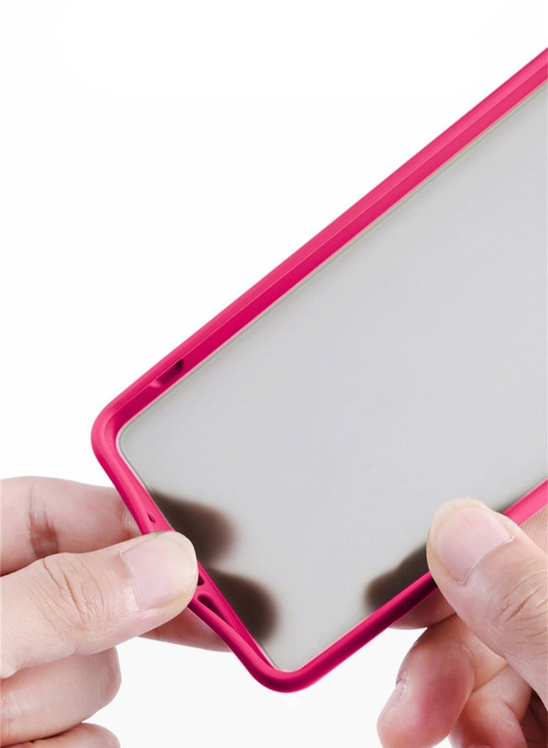 Wtech Silicone Matte Translucent Back Case Cover For Samsung Galaxy S22 5G Plus Red - Image 4