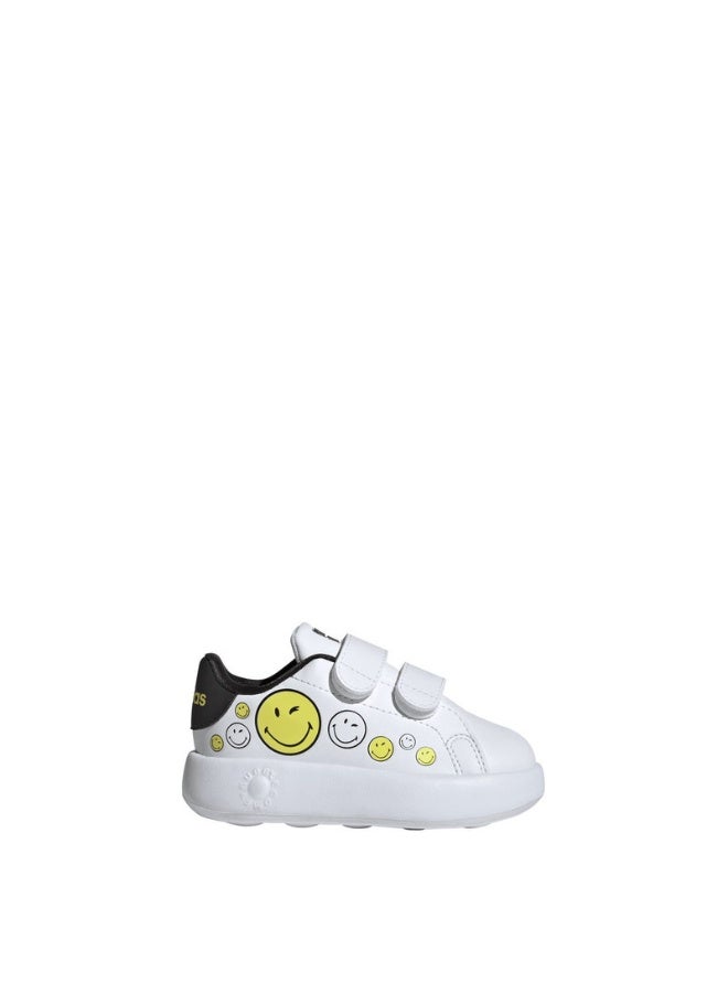Adidas Advantage Smiley Cf I White Sportswear Shoes For Infant 3K  - Image 4