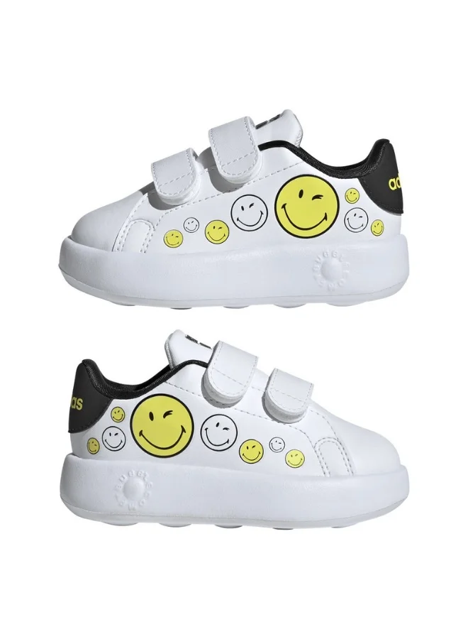 اديداس Adidas Advantage Smiley Cf I White Sportswear Shoes For Infant 3K