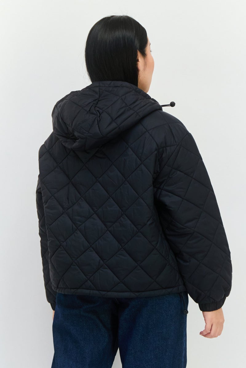 Bearpaw جاكيت مبطن للنساء، أسود - Image 2