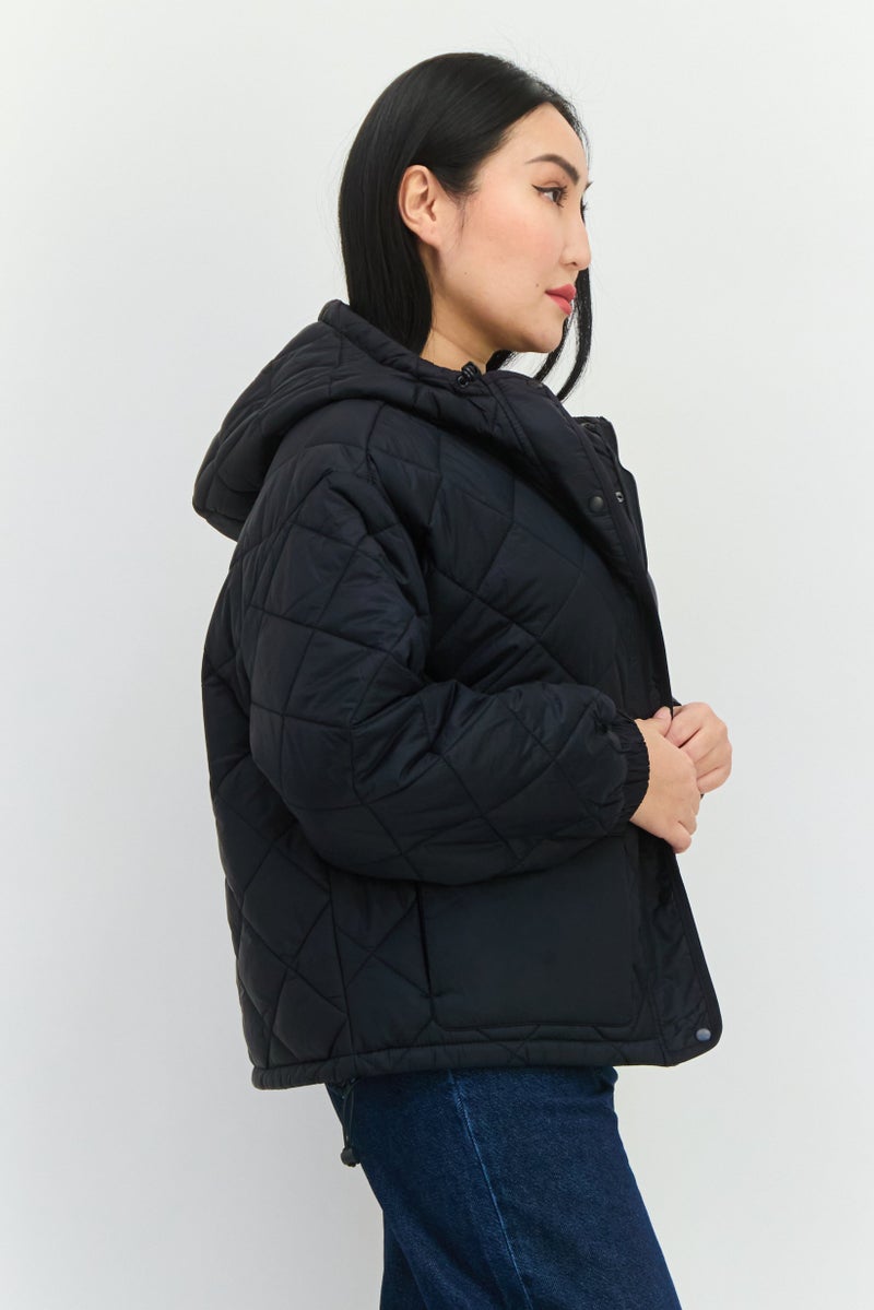 Bearpaw جاكيت مبطن للنساء، أسود - Image 4