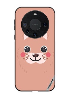 VR CREATIVE Protective Case Cover For Huawei Mate 60 Pro Plus Lama Cartoon Face Design Multicolour  - Image 1