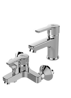 Ideal Standard Ideal Standard Stream Bath & Shower Mixer + Ideal Stream Basin Mixer 1262  - Image 1
