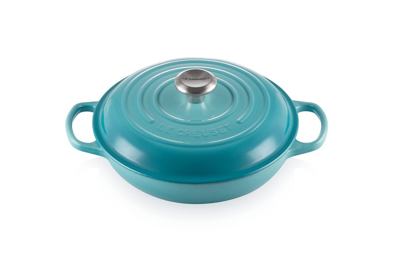 Le Creuset Le Creuset Enameled Cast Iron Signature Braiser 225 qt Caribbean 