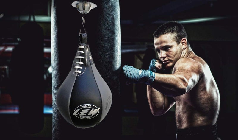 LEW Haptex Leather Speed Bag with Swivel - Image 3