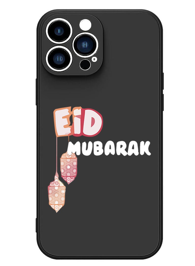 Theodor Protective Slim Fit Case Liquid Silicone Cover with Full Body Protection Anti-Scratch Shockproof Case For iPhone 13 Pro Max Black  - Einstein copy - Image 1