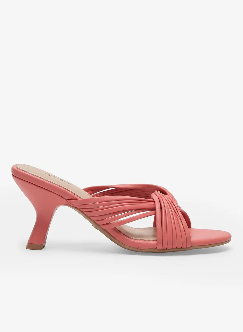 Ginger Summer Wire Detail Mid Heel Sandals