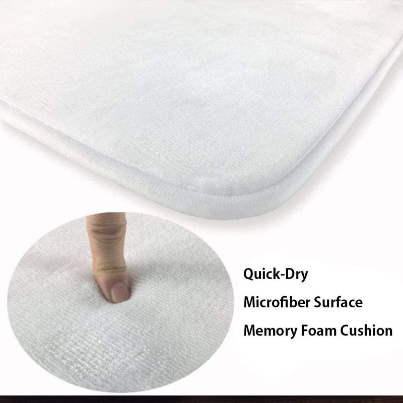 klarako 3Pcs Fish Scale Bathroom Rugs Set Colorful Mermaid Shower Carpet Pedestal Rug + Lid Toilet Cover + Bath Mat for Home Decor Non Slip & Absorbent - Image 4