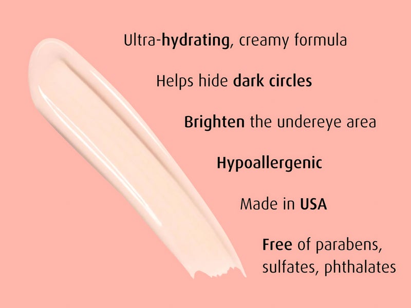Lune+Aster RealGlow Undereye Brightener | Hide Dark Circles, Illuminate Eyes, Ultra-Hydrating Creamy Formula With Vitamin E. Hypoallergenic, Vegan, Paraben & Phthlate Free. - Image 5