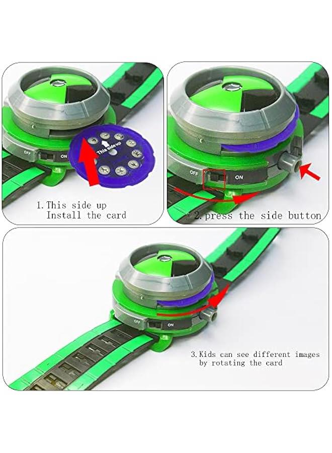 ساعة عرض ألعاب أطفال لشخصيات الحركة لعبة نموذجية لمستلزمات حفلات الأطفال - Image 3