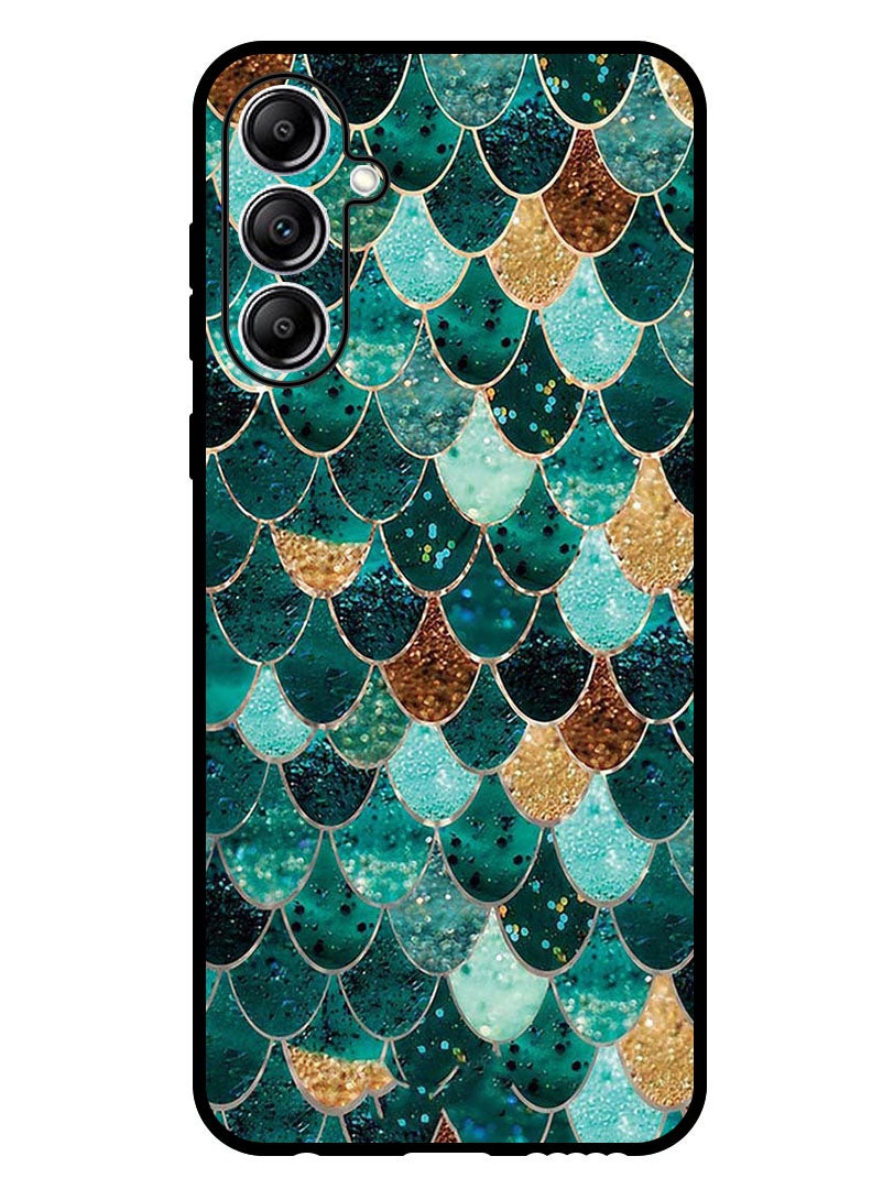 Theodor Protective Case Anti Scratch Shock Proof Bumper Cover For Samsung Galaxy F15 Fish Gills Pattern - Image 1