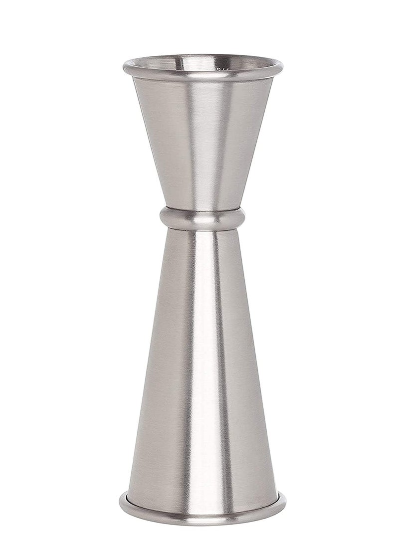 Double Jigger, Stainless Steel Measure Cup Dual Spirit Measurer Double Shot 30ml/60ml Short Drink Mixer Jigger for Party, Wedding Anniversary, Birthday - Image 1