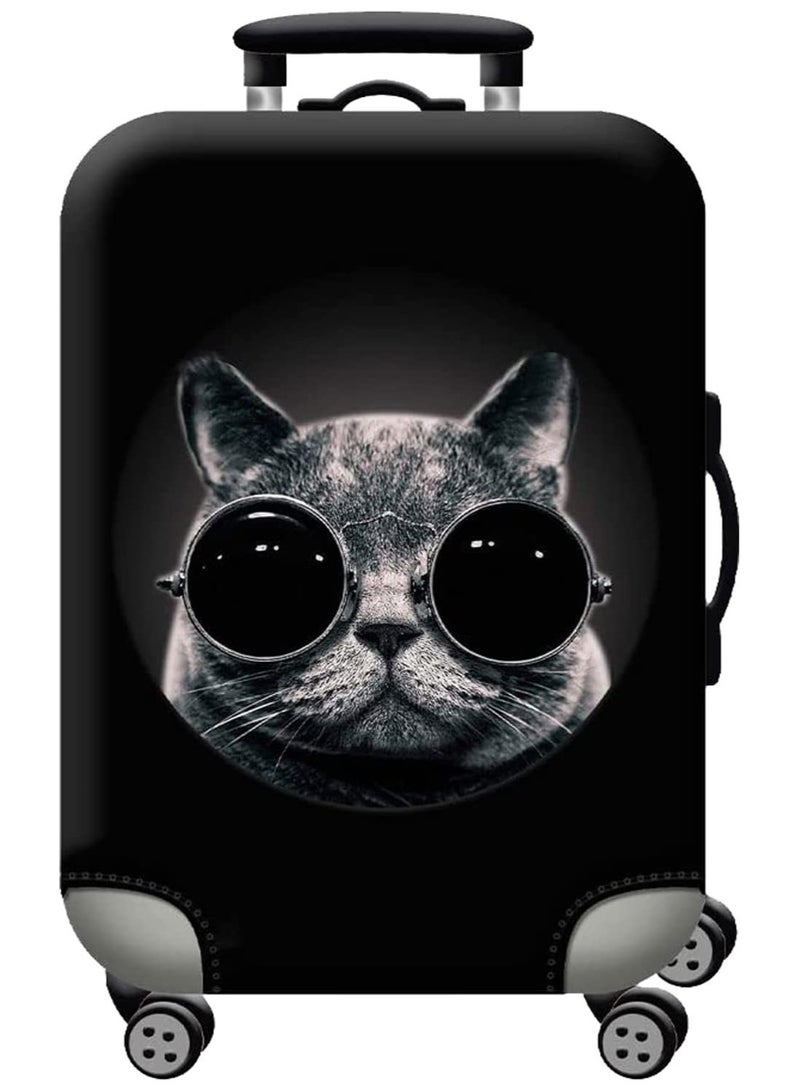 GGEROU Travel Luggage Cover Spandex Suitcase Protector Washable Baggage Covers (for 18-32 inch luggage) Premium Elasticated Luggage Protector - Image 1