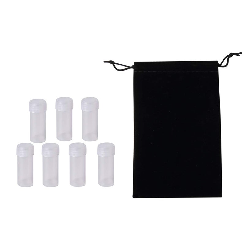 HRLORKC 100Pcs 5ML Small Pill Plastic Containers Empty Pill Bottles Sample Bottles Vial Test Tube with Caps by HRLORKC  - Image 5
