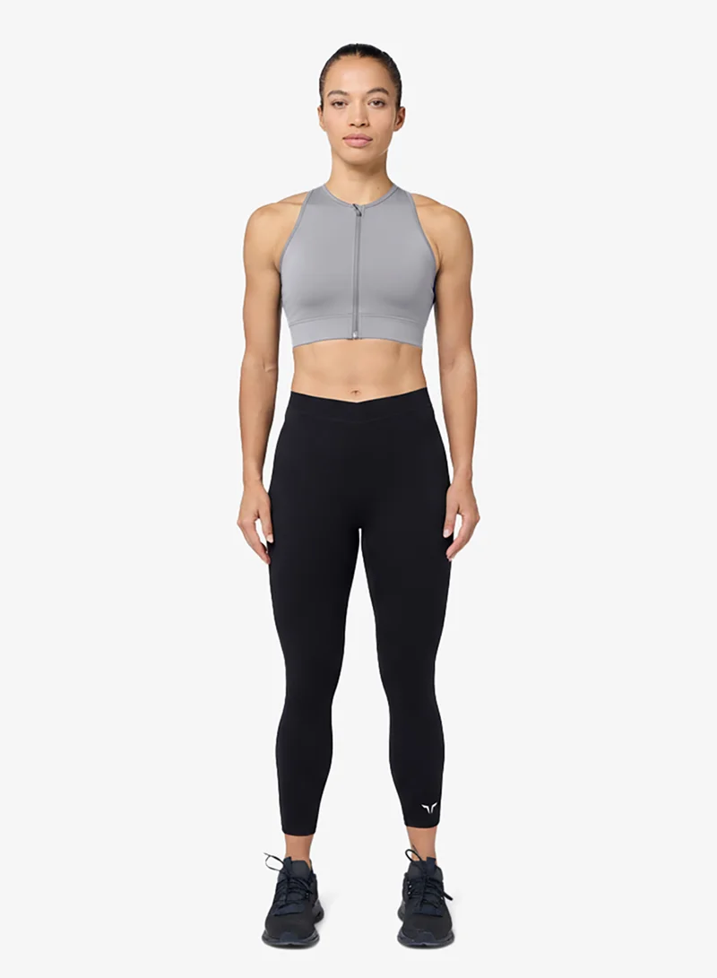 SQUATWOLF Zip Up Adjustable Cross-Back Bra