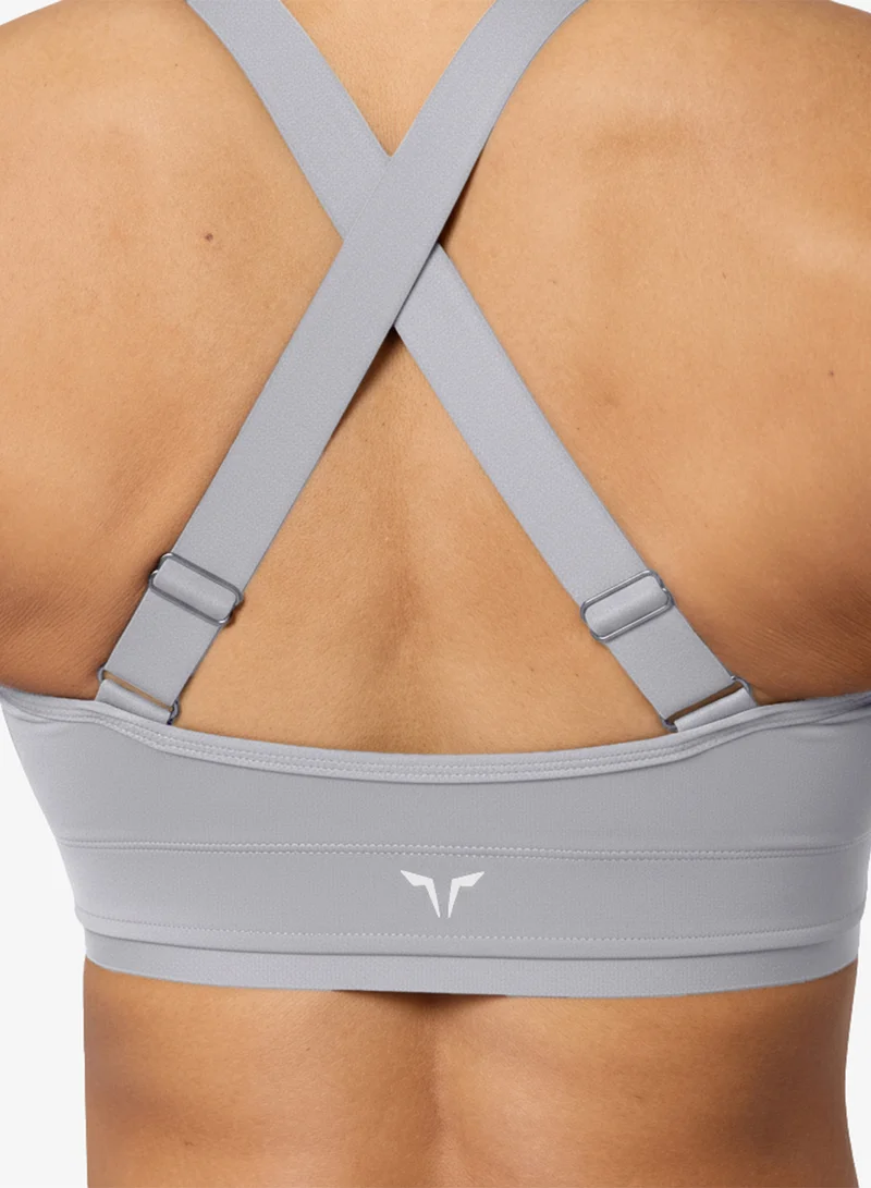 Squatwolf Sleet Zip Up Adjustable Cross-Back Bra for Women | Best Price UAE