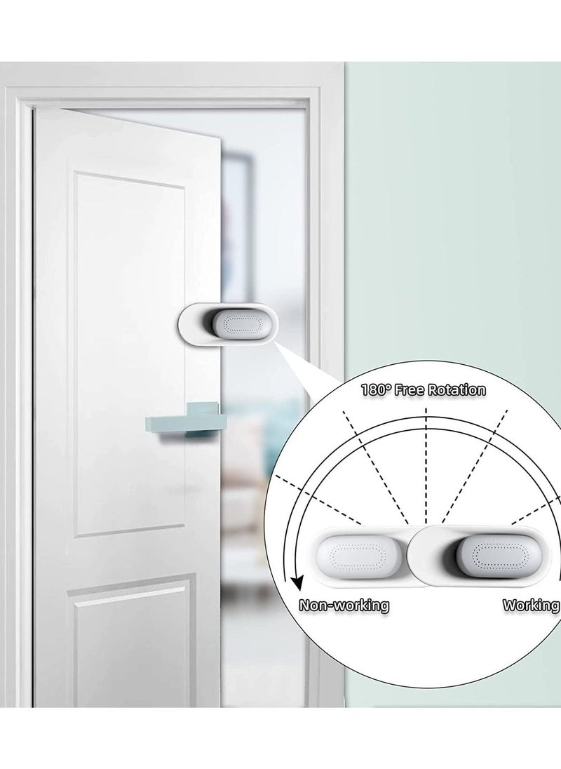 SYOSI - Door Finger Guard, Child Finger Pinch Guard Self Adhesive Rotating, Baby Anti-Pinch Child Safety Finger Door Guard, Silicone Child Proof Door Finger Pinch Guard Door Stopper for Kid (1Pcs) - Image 1