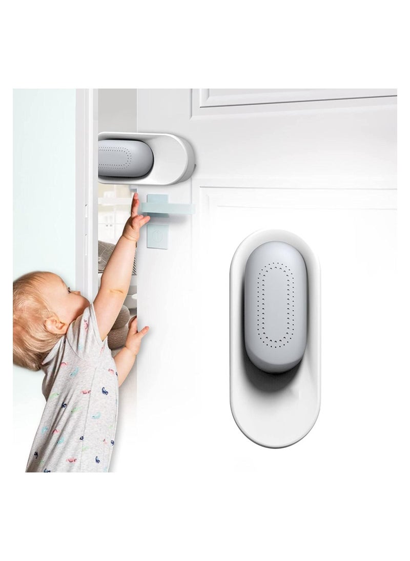 SYOSI - Door Finger Guard, Child Finger Pinch Guard Self Adhesive Rotating, Baby Anti-Pinch Child Safety Finger Door Guard, Silicone Child Proof Door Finger Pinch Guard Door Stopper for Kid (1Pcs) - Image 1