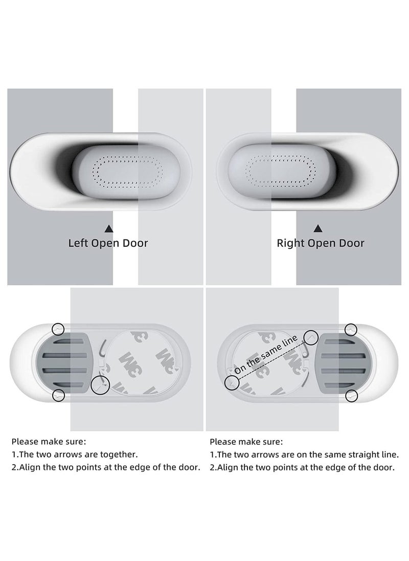 SYOSI - Door Finger Guard, Child Finger Pinch Guard Self Adhesive Rotating, Baby Anti-Pinch Child Safety Finger Door Guard, Silicone Child Proof Door Finger Pinch Guard Door Stopper for Kid (1Pcs) - Image 1