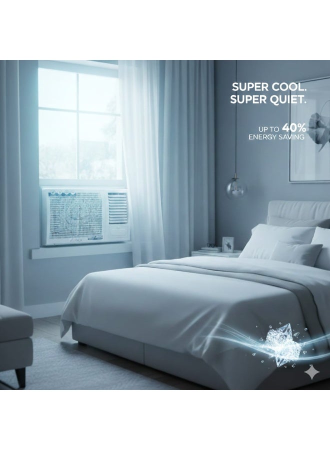 W.BOX 1.5 Ton Window Air Conditioner Plus, 18000 BTU - Cooling Only with Low Noise level  | WBW18CPLUS - Image 4