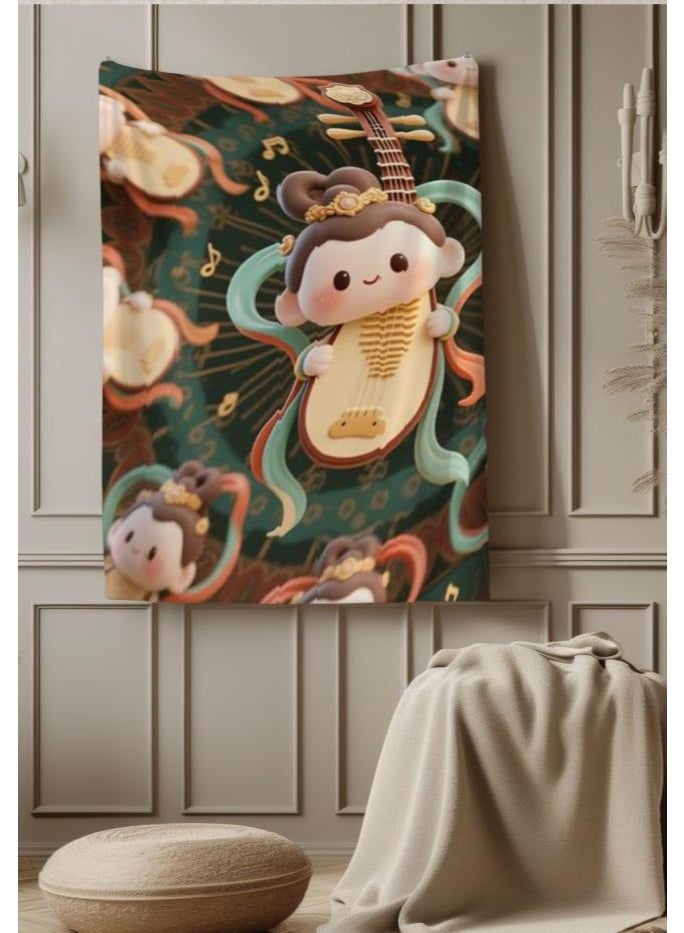 general Baby and children's cartoon flannel thin blanket (warm and comfortable, suitable for sleep, game use) 70cm*100cm - Image 3